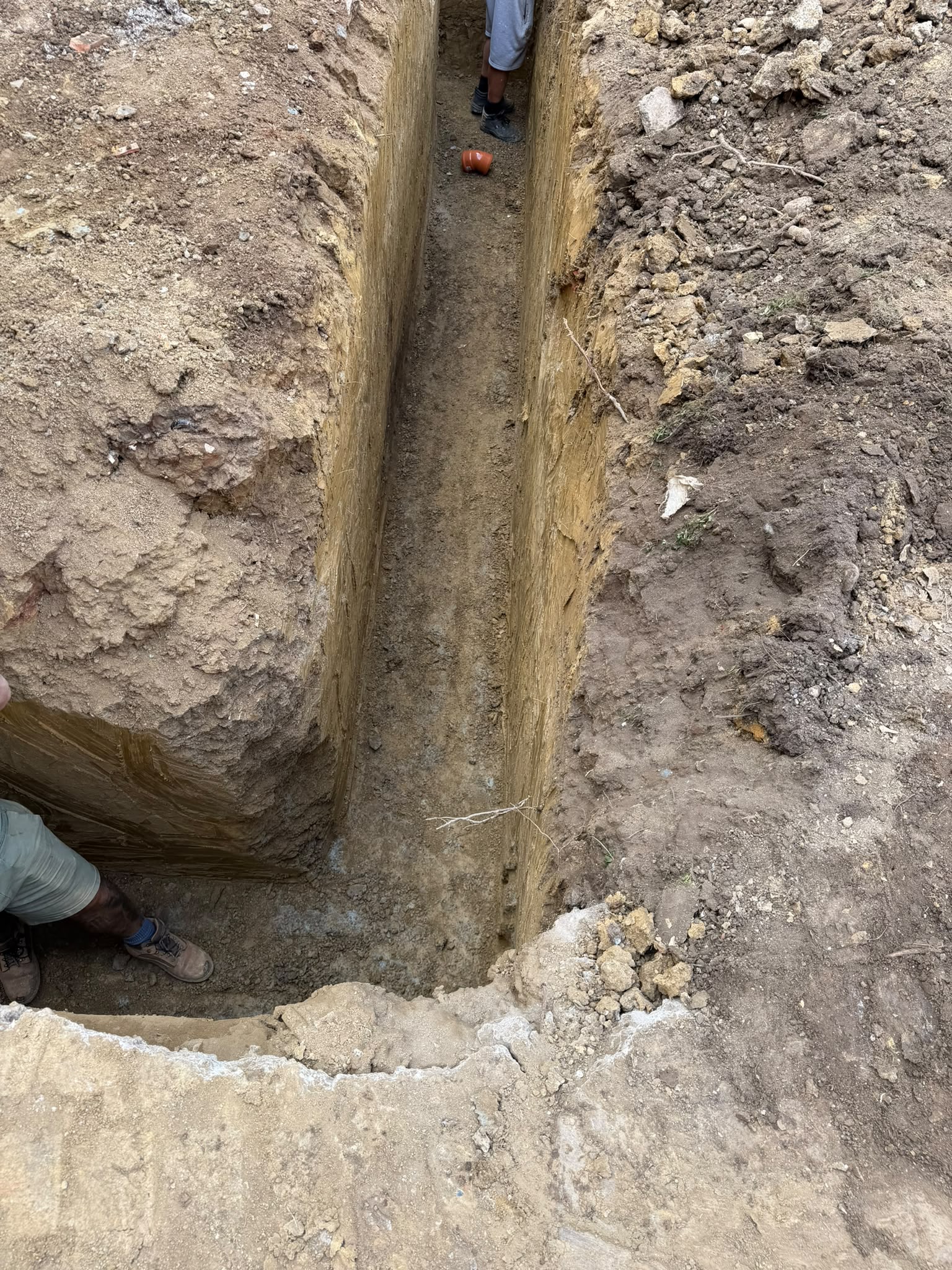 Ground preparation and excavation work in Reigate